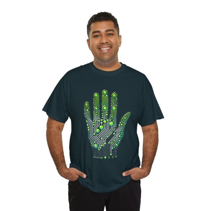 Circuit Hand Premium Cotton T-Shirt - Image 6