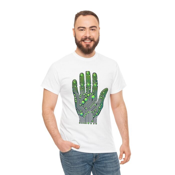 Circuit Hand Premium Cotton T-Shirt - Image 2