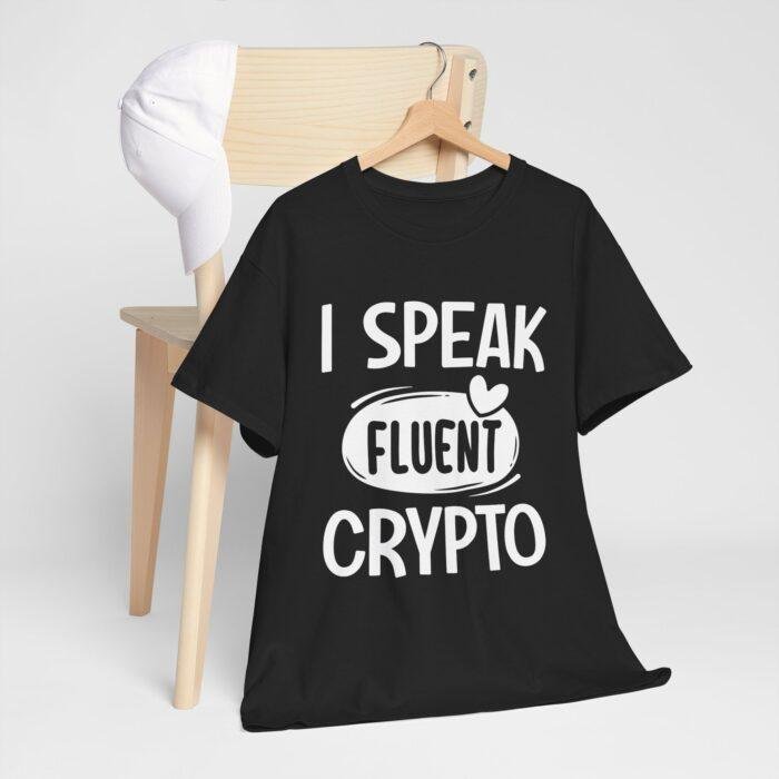 I Speak Fluent Crypto Unisex Heavy Cotton Tee - Perfect Gift for Tech Enthusiasts & Crypto Lovers