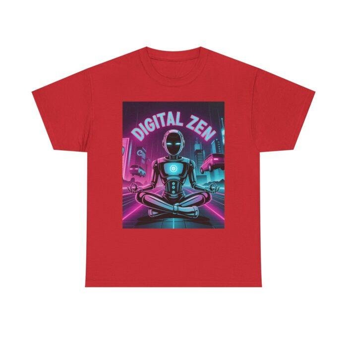 Digital Zen Unisex Tee, Chill Vibe Shirt, Tech-Inspired Apparel, Gift for Gamers, Meditation Tee, Relaxing Cotton Tee - Image 7